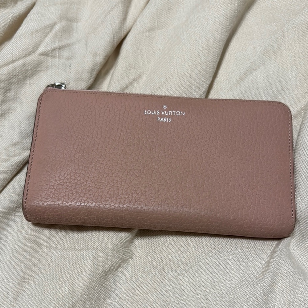 Louis Vuitton Blush Pink Zipper Wallet